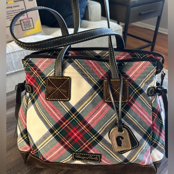 Beautiful plaid Rooney and Bourke handbag - Picture 1 of 4